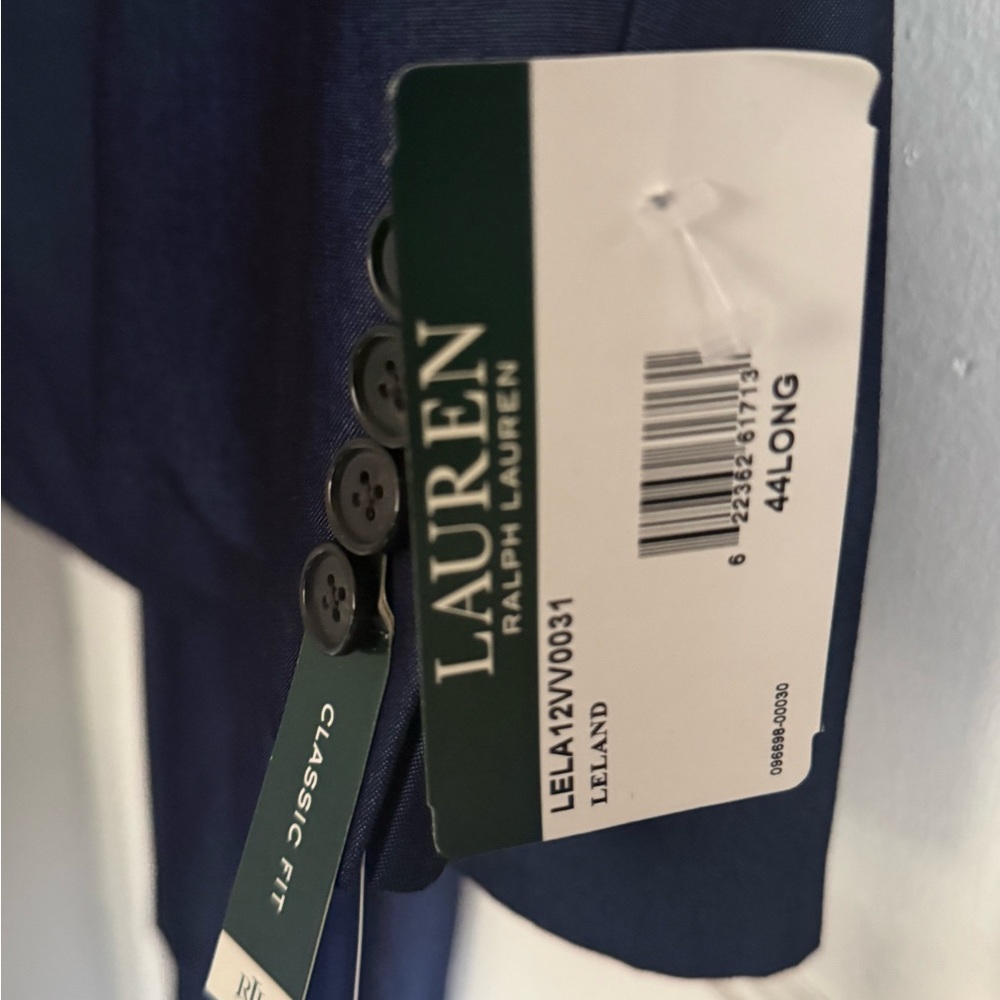 Ralph Lauren Classic Blue Blazer 44 Long with matching separate pants 38wx34long - Picture 4 of 6